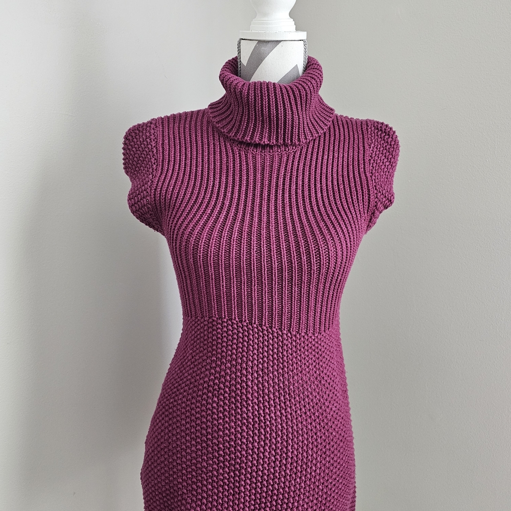 Moda International Purple Turtleneck Sweater